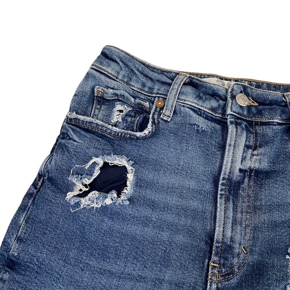 Free People We The Free High Rise Distressed Ripped Slim Jeans Sz28 - Picture 8 of 16